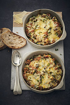 Gratin of Portobello Mushrooms with Comté Comté Cheese Official UK site
